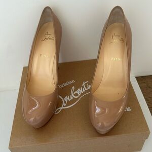 Bianca Louboutins worn once size 11.5